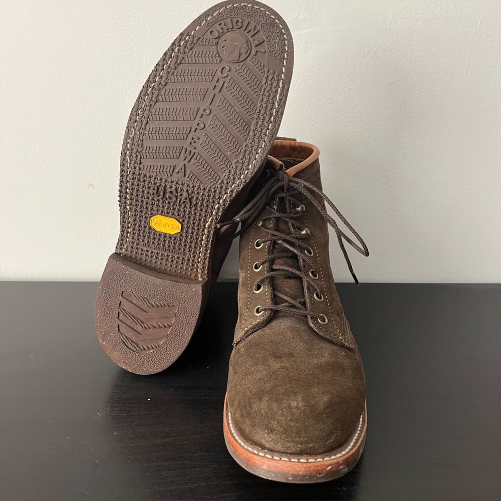Original Chippewa for JCrew Brown Men's Suede Boots